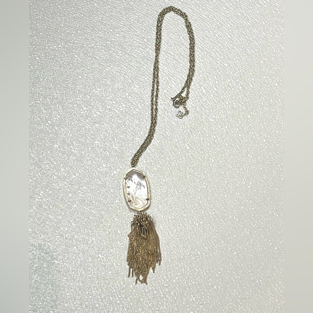 Kendra Scott Rayne Necklace in Pearl